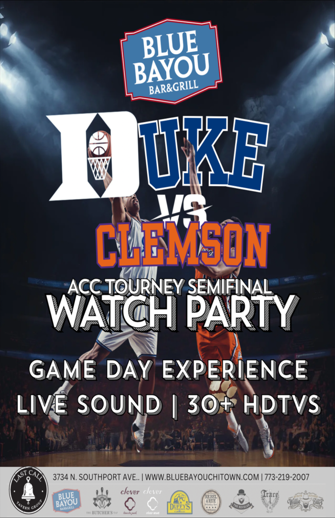 Duke vs. Clemson ACC Tournament Semifinal Watch Party at Blue Bayou