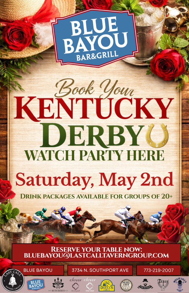 Kentucky Derby Watch Party at Blue Bayou on May 2nd