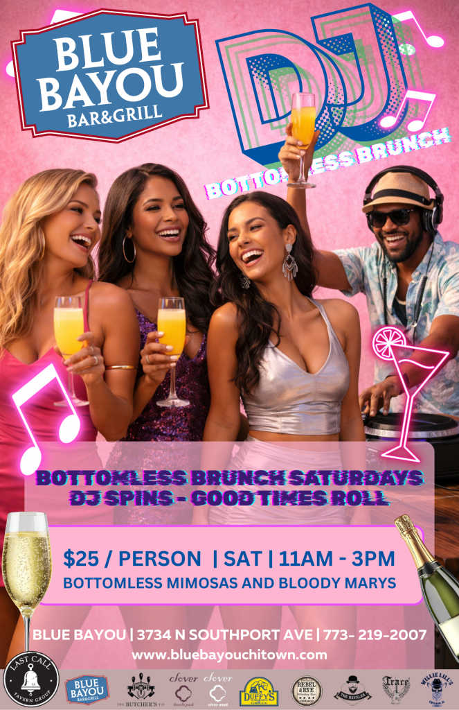 Bottomless DJ Brunch Saturdays at Blue Bayou