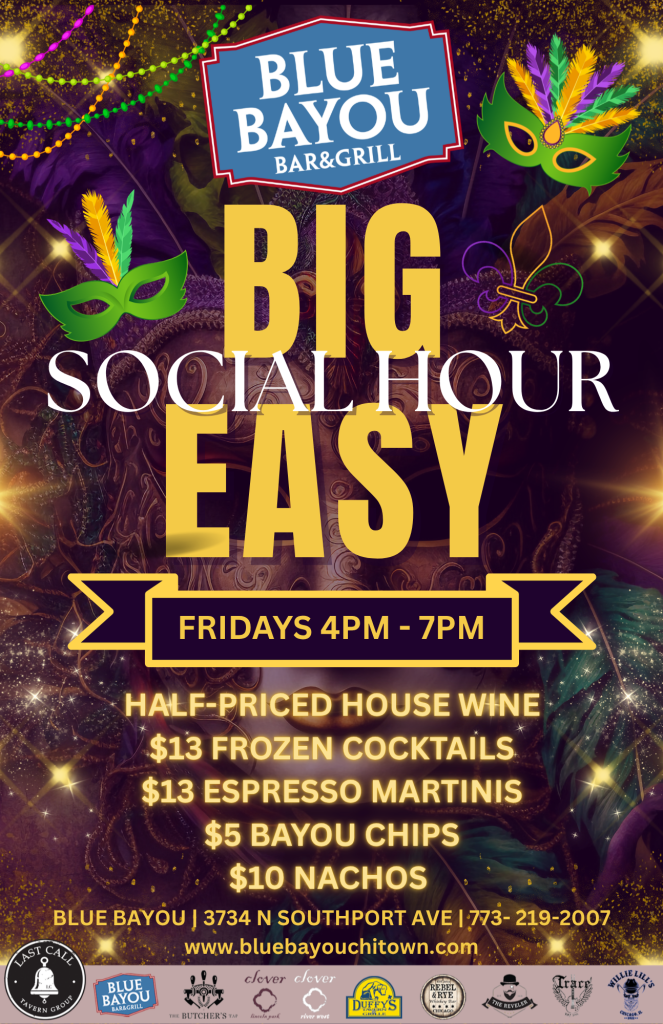 Big Easy Social Hour at Blue Bayou