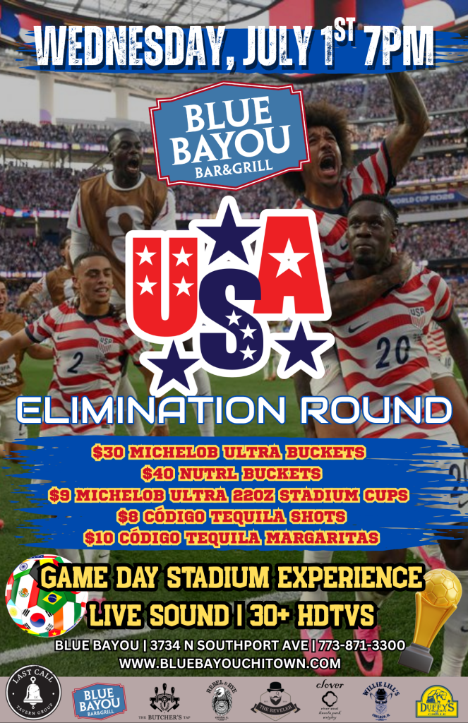 July 1, 2026 | USA Elimination Round Watch Party | Blue Bayou