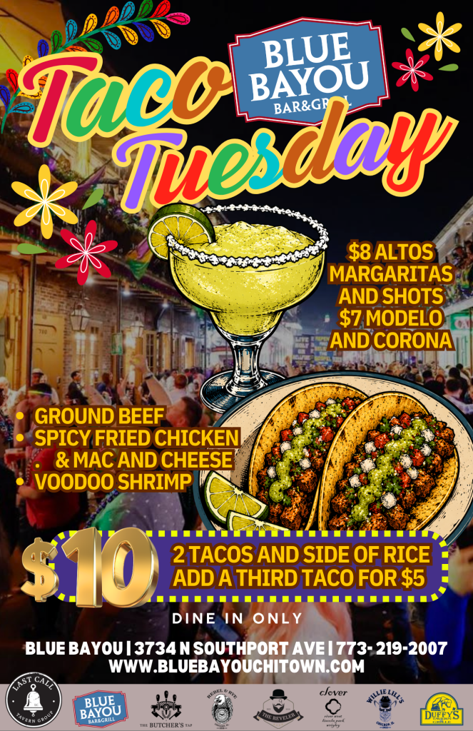 Taco Tuesdays at Blue Bayou