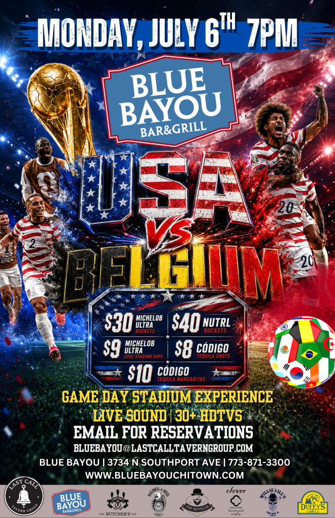 July 6, 2026 | USA vs Belgium Watch Party | Blue Bayou