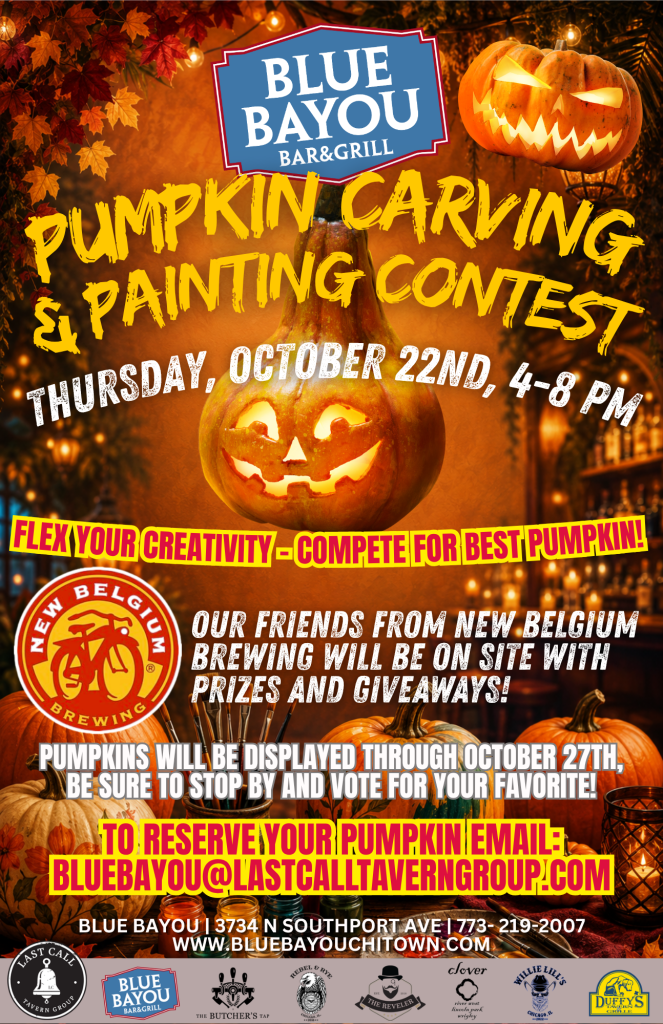 October 22, 2026 | Pumpkin Carving & Painting Contest | Blue Bayou