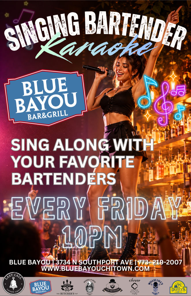 Every Friday | Singing Bartender Karaoke | Blue Bayou