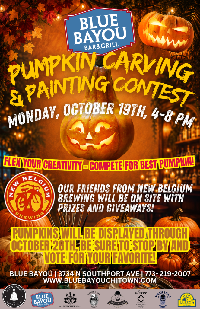 October 19, 2026 | Pumpkin Carving & Painting Contest | Blue Bayou